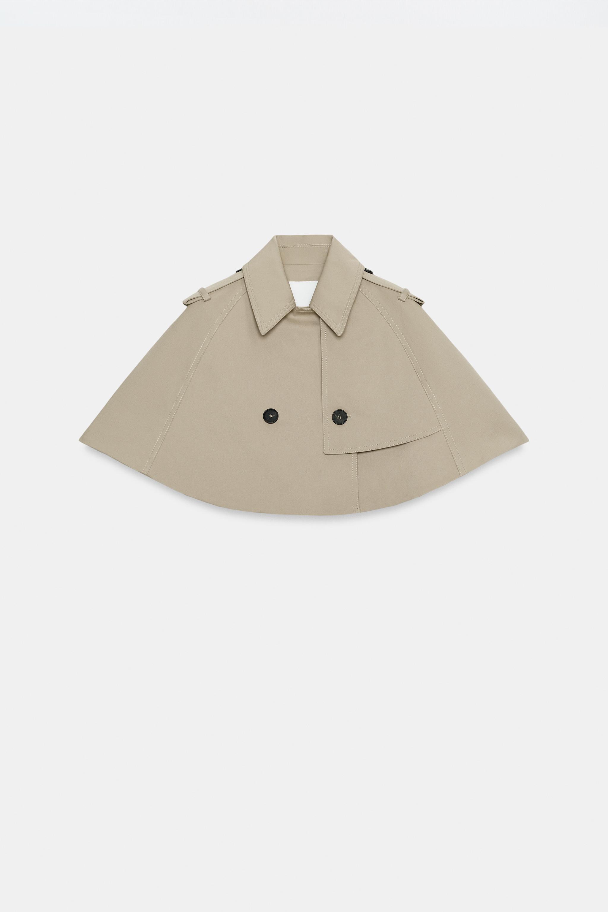 ZW COLLECTION LIMITED EDITION CROPPED TRENCH COAT